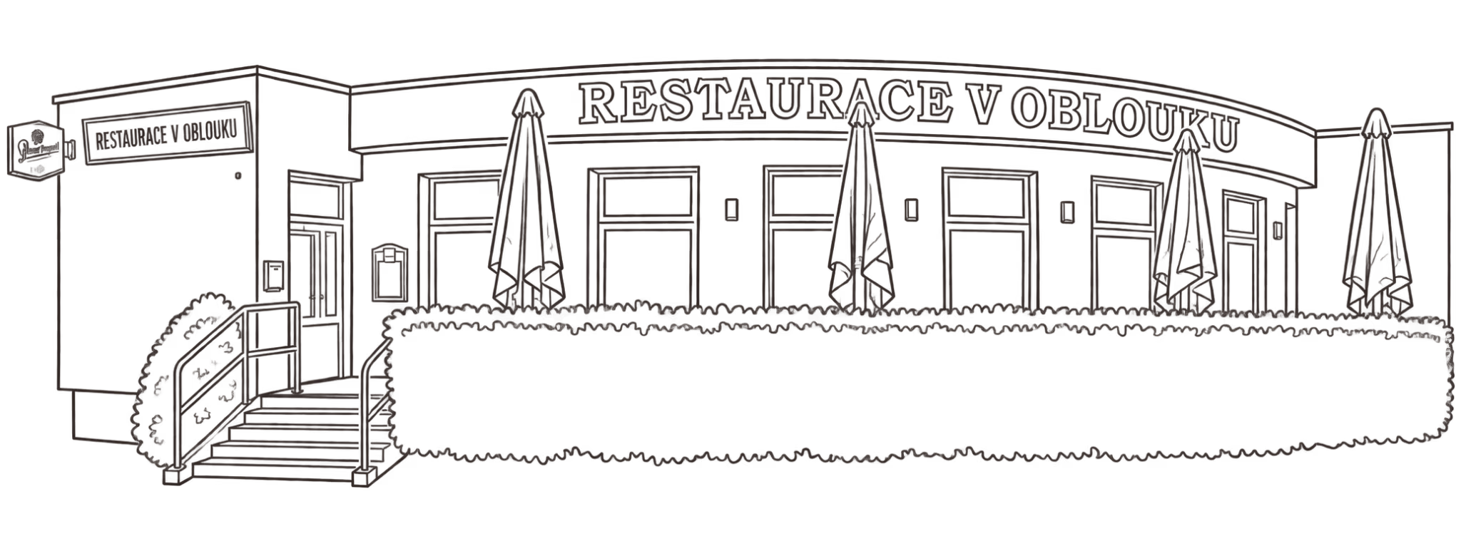 Restaurace V Oblouku z ulice